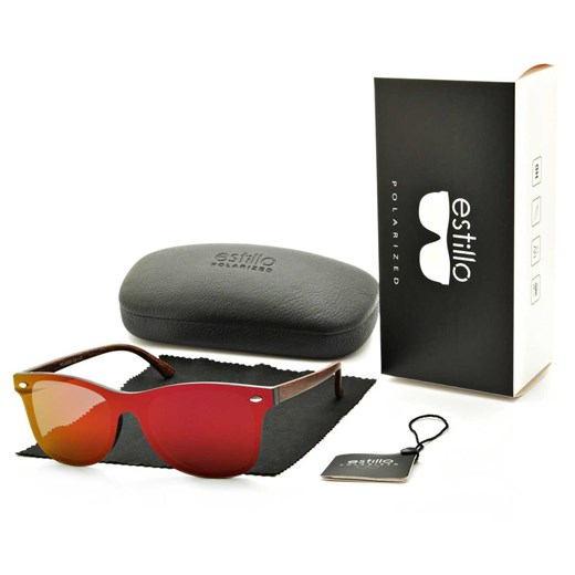 Okulary przeciwsłoneczne pełne polaryzacyjne lustrzane EST-404B ze sklepu Stylion w kategorii Okulary przeciwsłoneczne damskie - zdjęcie 185963375