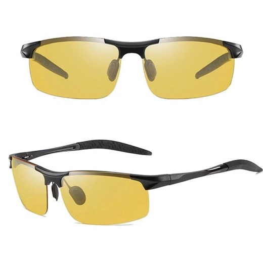 Rozjaśniające okulary do Jazdy Nocą dla kierowców Polaryzacyjne PolarZone POL-103Y-1 - id: 5538 - marki Polarzone - 185963377 Rozjaśniające okulary do Jazdy Nocą dla kierowców Polaryzacyjne PolarZone POL-103Y-1 ze sklepu Stylion w kategorii Okulary przeciwsłoneczne męskie - zdjęcie 185963377