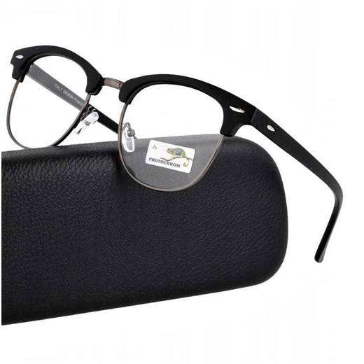 Okulary fotochromowe półramki Unisex BFP-5060 ze sklepu Stylion w kategorii Okulary zerówki damskie - zdjęcie 185963387