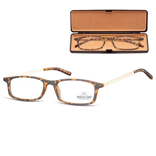 Kieszonkowe Okulary SLIM do Czytania Montana MR53A moc: +2,5 ze sklepu Stylion w kategorii Okulary przeciwsłoneczne damskie - zdjęcie 185963506