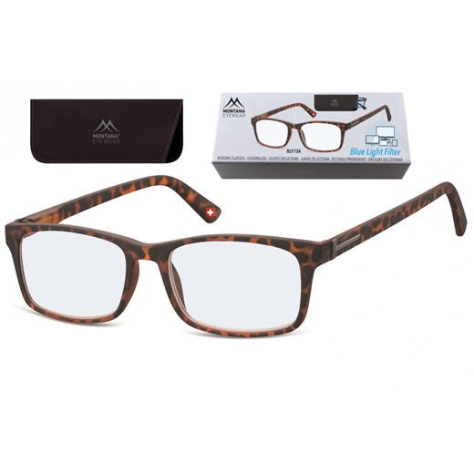 Okulary z filtrem do komputera i czytania moc: +2.50 z Antyrefleksem Montana BLFBOX73A ze sklepu Stylion w kategorii Okulary zerówki damskie - zdjęcie 185963645