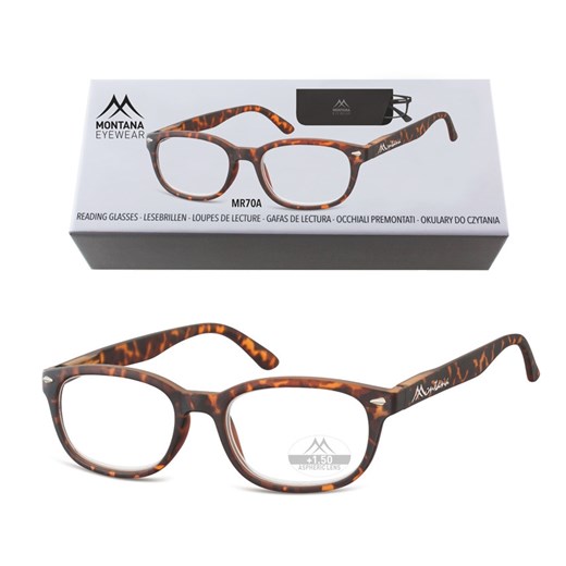 Okulary do Czytania asferyczne Montana BOX70A moc: +2.5 ze sklepu Stylion w kategorii Okulary przeciwsłoneczne damskie - zdjęcie 185963866