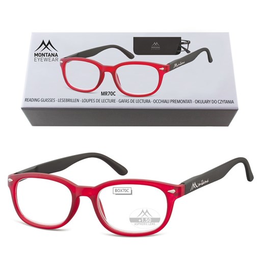 Okulary do Czytania asferyczne Montana BOX70C moc: +3.5 ze sklepu Stylion w kategorii Okulary korekcyjne damskie - zdjęcie 185963876