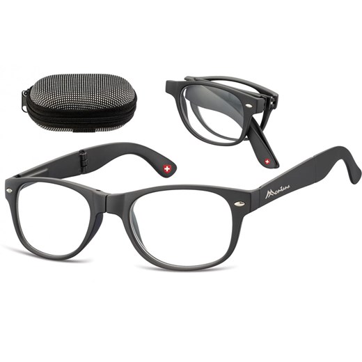 Składane Asferyczne Okulary do Czytania moc: +3 Montana MFR61 ze sklepu Stylion w kategorii Okulary korekcyjne damskie - zdjęcie 185964008