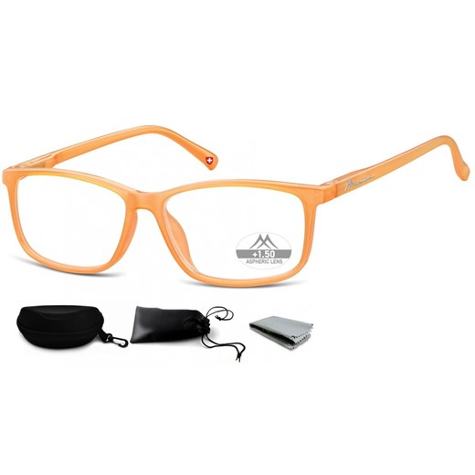 Asferyczne Okulary do Czytania moc: +3 Montana Plusy MR62B ze sklepu Stylion w kategorii Okulary przeciwsłoneczne damskie - zdjęcie 185964049