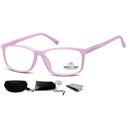 Asferyczne Okulary do Czytania Montana Plusy MR62F moc: +2.5 - id: 6463 - marki Montana - 185964069 Asferyczne Okulary do Czytania Montana Plusy MR62F moc: +2.5 ze sklepu Stylion w kategorii Okulary przeciwsłoneczne męskie - zdjęcie 185964069