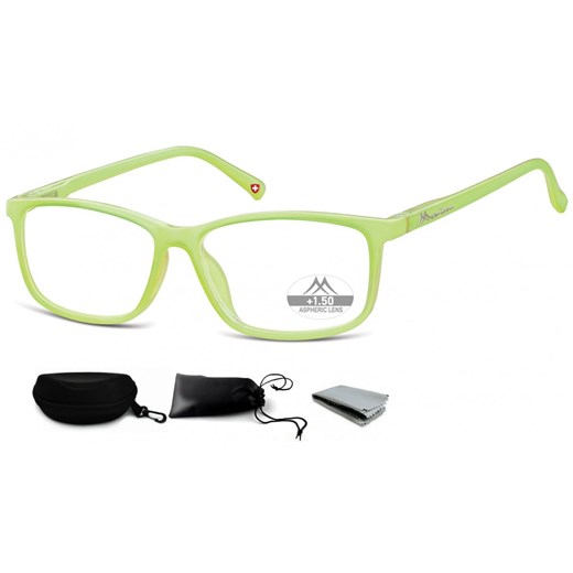 Asferyczne Okulary do Czytania Montana Plusy MR62D moc: +2 ze sklepu Stylion w kategorii Okulary korekcyjne damskie - zdjęcie 185964085