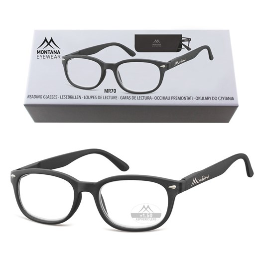 Okulary do Czytania asferyczne Montana BOX70 Moc: +2.5 ze sklepu Stylion w kategorii Okulary korekcyjne damskie - zdjęcie 185964097