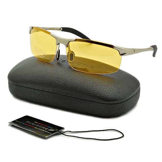 Rozjaśniające okulary do Jazdy Nocą dla kierowców Polaryzacyjne PolarZone POL-103Y-4 - id: 6696 - marki Polarzone - 185964216 Rozjaśniające okulary do Jazdy Nocą dla kierowców Polaryzacyjne PolarZone POL-103Y-4 ze sklepu Stylion w kategorii Okulary zerówki męskie - zdjęcie 185964216