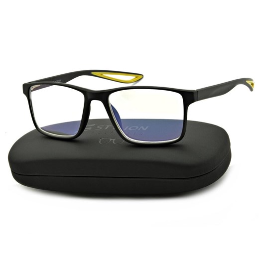 Plusy Męskie Okulary do Czytania moc: +3,5 z antyrefleksem ST315A ze sklepu Stylion w kategorii Okulary korekcyjne damskie - zdjęcie 185964227