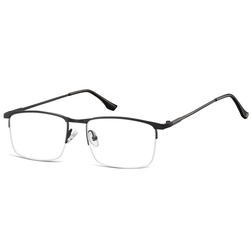 Okulary zerówki korekcyjne Prostokątne Żyłkowe 892C czarne ze sklepu Stylion w kategorii Okulary korekcyjne damskie - zdjęcie 185964348