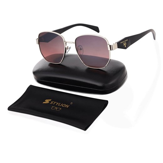 Damskie okulary przeciwsłoneczne REBECCA MOORE Milano z filtrem UV400 STL19B ze sklepu Stylion w kategorii Okulary przeciwsłoneczne damskie - zdjęcie 185964408