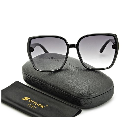 Duże damskie okulary przeciwsłoneczne Exclusive cyrkonie CO-379 ze sklepu Stylion w kategorii Okulary przeciwsłoneczne damskie - zdjęcie 185964477