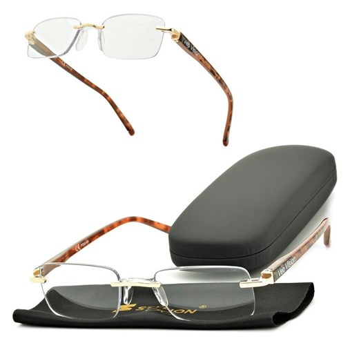 Plusy +2.00 okulary bezramkowe do czytania korekcyjne ST323A ze sklepu Stylion w kategorii Okulary korekcyjne damskie - zdjęcie 185964515