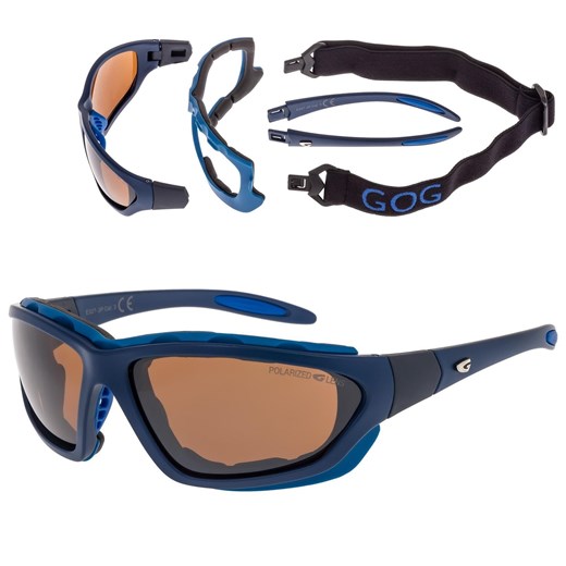 Górskie Sportowe okulary przeciwsłoneczne z polaryzacją GOG E327-3P ze sklepu Stylion w kategorii Okulary przeciwsłoneczne męskie - zdjęcie 185964545
