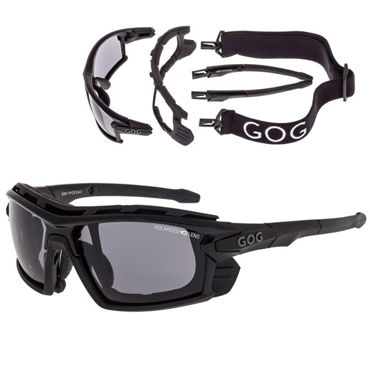 Sportowe okulary przeciwsłoneczne z polaryzacją GOG E357-1P w kat.2 ze sklepu Stylion w kategorii Okulary przeciwsłoneczne męskie - zdjęcie 185964547