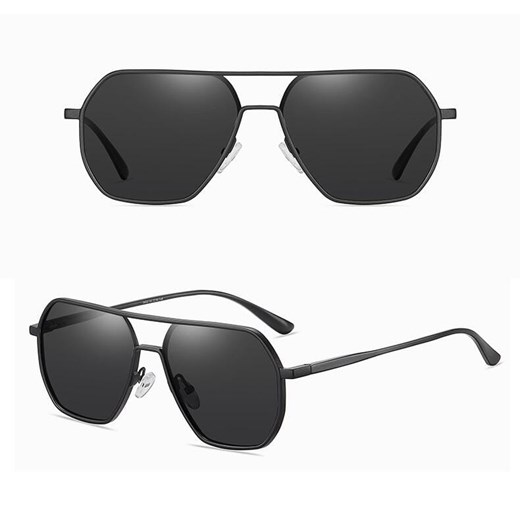 Okulary przeciwsłoneczne pilotki polaryzacyjne POL-114 ze sklepu Stylion w kategorii Okulary przeciwsłoneczne męskie - zdjęcie 185964596