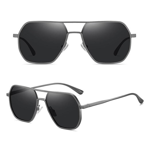 Okulary przeciwsłoneczne pilotki polaryzacyjne POL-114A ze sklepu Stylion w kategorii Okulary przeciwsłoneczne męskie - zdjęcie 185964597