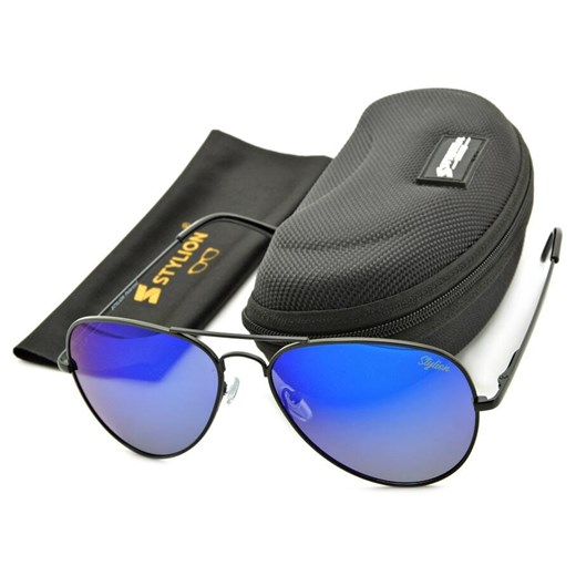 Okulary przeciwsłoneczne z polaryzacją pilotki STL-03C8 ze sklepu Stylion w kategorii Okulary przeciwsłoneczne damskie - zdjęcie 185964629
