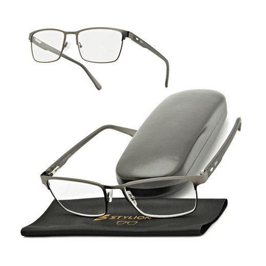 Plusy +2.50 Męskie okulary do czytania korekcyjne ST330 ze sklepu Stylion w kategorii Okulary korekcyjne męskie - zdjęcie 185964876