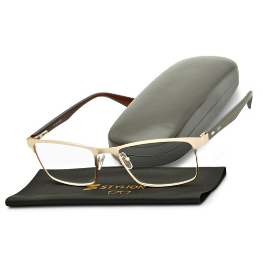 Plusy +1.75 Męskie okulary do czytania korekcyjne ST330A ze sklepu Stylion w kategorii Okulary korekcyjne męskie - zdjęcie 185964886