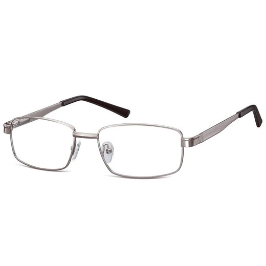 Męskie Oprawki korekcyjne zerówki okulary metalowe 639A szare ze sklepu Stylion w kategorii Okulary korekcyjne męskie - zdjęcie 185964939