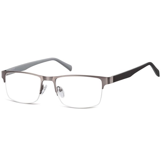 Żyłkowe oprawki korekcyjne zerówki okulary 601A szare ze sklepu Stylion w kategorii Okulary przeciwsłoneczne męskie - zdjęcie 185964945