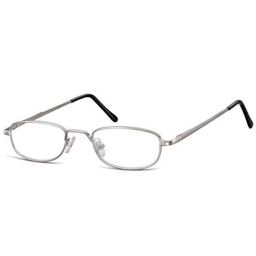 Oprawki korekcyjne zerówki okulary metalowe z uchwytem 784D srebrne ze sklepu Stylion w kategorii Paski męskie - zdjęcie 185964967