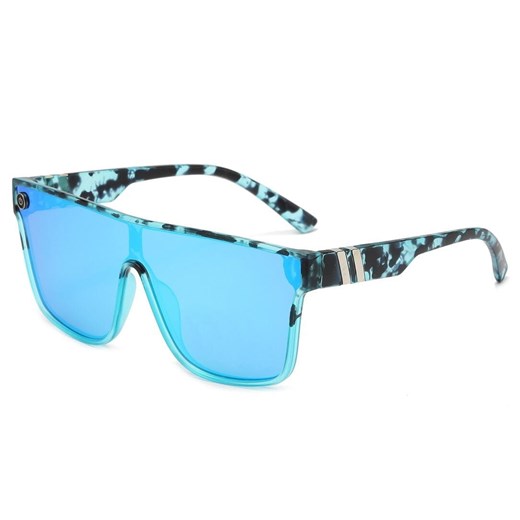 Męskie okulary przeciwsłoneczne pełne lustra MAXAIR z filtrem UV400 Blue ST-MAX1C ze sklepu Stylion w kategorii Okulary przeciwsłoneczne męskie - zdjęcie 185965018