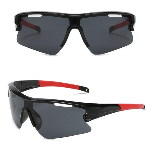 Sportowe okulary przeciwsłoneczne z filtrem UV400 Black/Red SVM-12 ze sklepu Stylion w kategorii Okulary przeciwsłoneczne męskie - zdjęcie 185965039