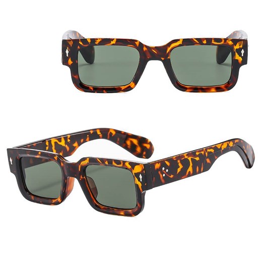 Okulary przeciwsłoneczne z filtrem UV400 STL25B panterkowe + akcesoria ze sklepu Stylion w kategorii Okulary przeciwsłoneczne damskie - zdjęcie 185965316