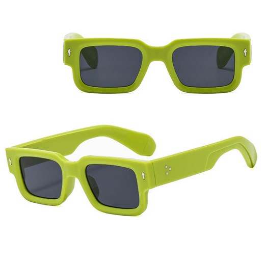 Okulary przeciwsłoneczne z filtrem UV400 STL25C zielone + akcesoria ze sklepu Stylion w kategorii Okulary przeciwsłoneczne damskie - zdjęcie 185965318