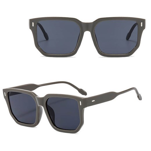 Okulary przeciwsłoneczne z filtrem UV400 STL43E szare + akcesoria ze sklepu Stylion w kategorii Okulary przeciwsłoneczne damskie - zdjęcie 185965335