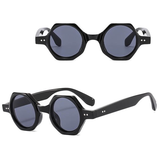 Okulary przeciwsłoneczne z filtrem UV400 STL41 czarne + akcesoria ze sklepu Stylion w kategorii Okulary przeciwsłoneczne damskie - zdjęcie 185965348