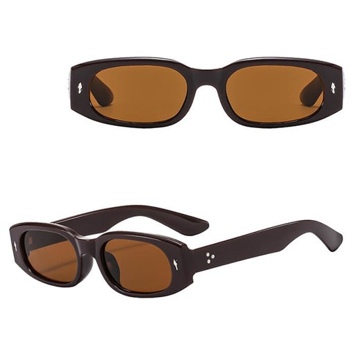 Okulary przeciwsłoneczne z filtrem UV400 STL36B brązowe + akcesoria - id: 8583 - marki Stylion - 185965349 Okulary przeciwsłoneczne z filtrem UV400 STL36B brązowe + akcesoria ze sklepu Stylion w kategorii Okulary przeciwsłoneczne damskie - zdjęcie 185965349
