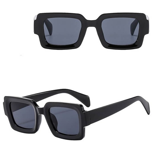 Okulary przeciwsłoneczne z filtrem UV400 STL40 czarne + akcesoria ze sklepu Stylion w kategorii Okulary przeciwsłoneczne damskie - zdjęcie 185965367