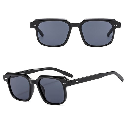 Okulary przeciwsłoneczne z filtrem UV400 STL22 czarne + akcesoria ze sklepu Stylion w kategorii Okulary przeciwsłoneczne męskie - zdjęcie 185965375