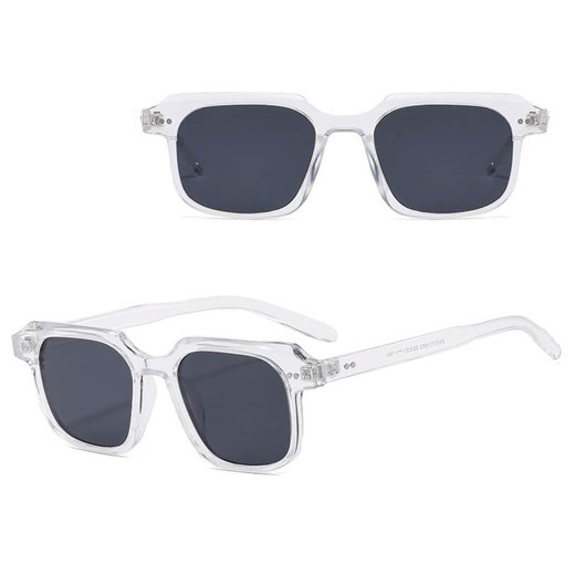 Okulary przeciwsłoneczne z filtrem UV400 STL22B transparentne + akcesoria ze sklepu Stylion w kategorii Okulary przeciwsłoneczne męskie - zdjęcie 185965379