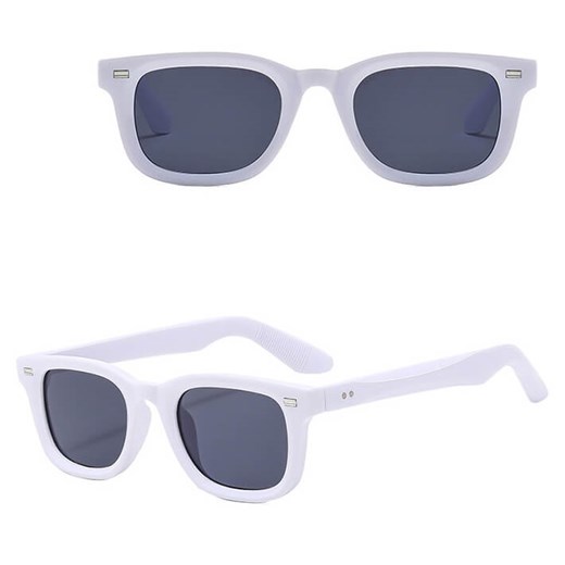 Okulary przeciwsłoneczne z filtrem UV400 STL44D białe + akcesoria ze sklepu Stylion w kategorii Okulary przeciwsłoneczne damskie - zdjęcie 185965386