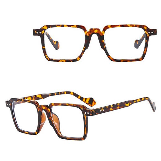 Okulary zerówki do komputera z filtrem BLUE LIGHT STL37F panterka + akcesoria ze sklepu Stylion w kategorii Okulary zerówki damskie - zdjęcie 185965447