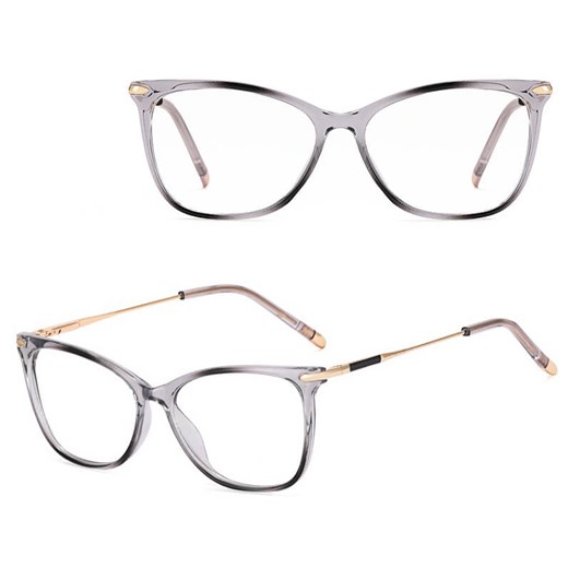 SLIM okulary damskie kocie oczy zerówki do komputera BLUE LIGHT 25151E ze sklepu Stylion w kategorii Okulary zerówki damskie - zdjęcie 185965545