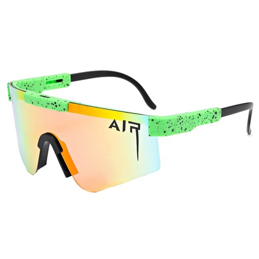 Sportowe okulary przeciwsłoneczne ST-MAX8H zielony/czarny ze sklepu Stylion w kategorii Okulary przeciwsłoneczne męskie - zdjęcie 185965606