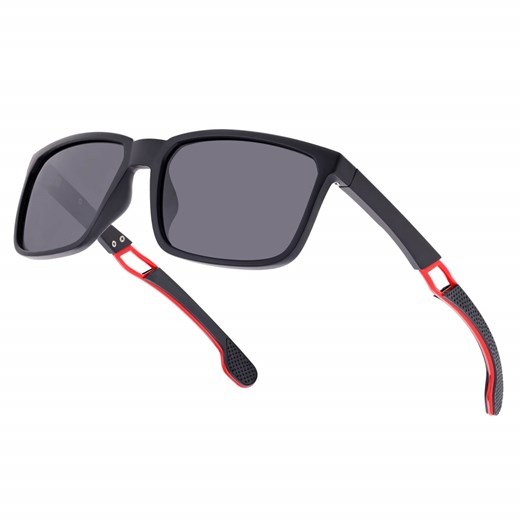 Elastyczne Męskie okulary przeciwsłoneczne z filtrem UV400 i polaryzacją TRS103 ze sklepu Stylion w kategorii Okulary przeciwsłoneczne męskie - zdjęcie 185965647
