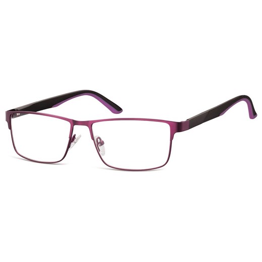 Męskie elastyczne oprawki korekcyjne okulary zerówki 983G fioletowy/czarny ze sklepu Stylion w kategorii Oprawki do okularów męskich - zdjęcie 185966017
