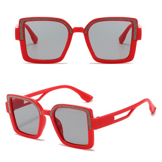 Okulary przeciwsłoneczne dla dziewczynki STKD-01E czerwone - id: 9447 - marki Stylion - 185966148 Okulary przeciwsłoneczne dla dziewczynki STKD-01E czerwone ze sklepu Stylion w kategorii Okulary przeciwsłoneczne dziecięce - zdjęcie 185966148
