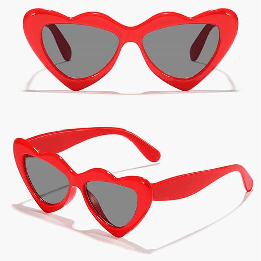 Okulary przeciwsłoneczne dla dziewczynki Serce STKD-09A czerwone - id: 9454 - marki Stylion - 185966155 Okulary przeciwsłoneczne dla dziewczynki Serce STKD-09A czerwone ze sklepu Stylion w kategorii Okulary przeciwsłoneczne dziecięce - zdjęcie 185966155