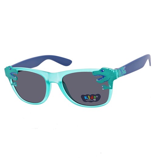 Okulary przeciwsłoneczne dla dzieci DINOZAUR STKD-10B zielony/niebieski - id: 9503 - marki Stylion - 185966208 Okulary przeciwsłoneczne dla dzieci DINOZAUR STKD-10B zielony/niebieski ze sklepu Stylion w kategorii Okulary przeciwsłoneczne dziecięce - zdjęcie 185966208