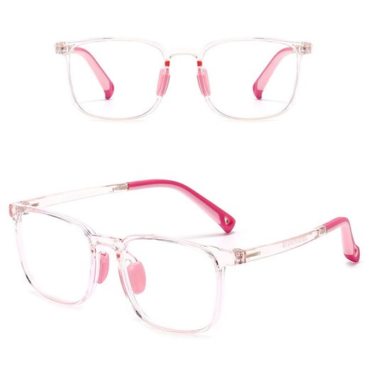 Okulary dla dzieci zerówki do komputera z filtrem Blue Light 25169C transparentny róż - id: 9541 - marki Stylion - 185966249 Okulary dla dzieci zerówki do komputera z filtrem Blue Light 25169C transparentny róż ze sklepu Stylion w kategorii Akcesoria dziecięce - zdjęcie 185966249