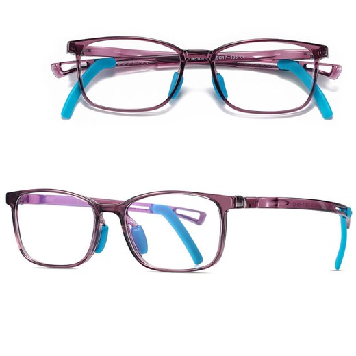 Okulary dla dzieci z uchwytami za uszy zerówki do komputera z filtrem Blue Light 25166C śliwkowy/niebieski - id: 9548 - marki Stylion - 185966255 Okulary dla dzieci z uchwytami za uszy zerówki do komputera z filtrem Blue Light 25166C śliwkowy/niebieski ze sklepu Stylion w kategorii Akcesoria dziecięce - zdjęcie 185966255