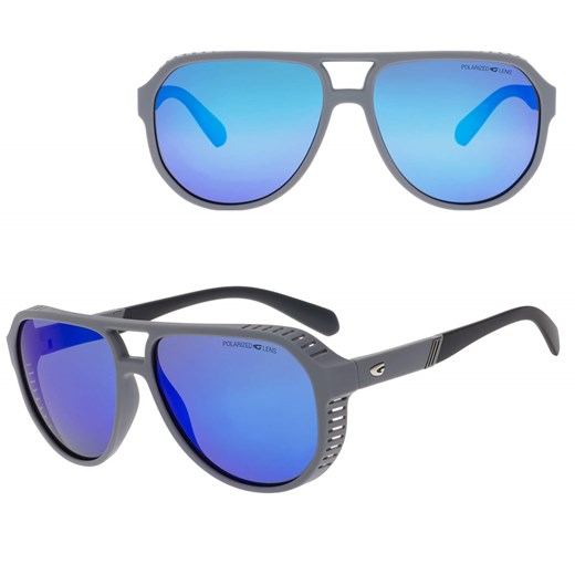 Okulary przeciwsłoneczne z polaryzacją pilotki GOG E255-2P ze sklepu Stylion w kategorii Okulary przeciwsłoneczne męskie - zdjęcie 185966298